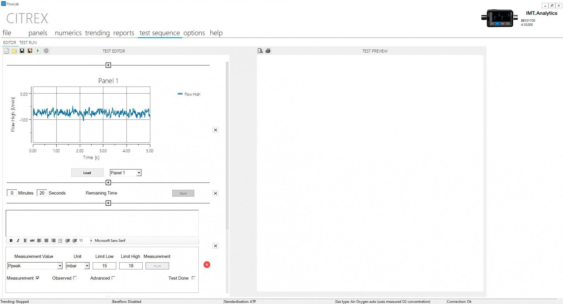 FlowLab Software incl. Activation Code for FlowAnalyser