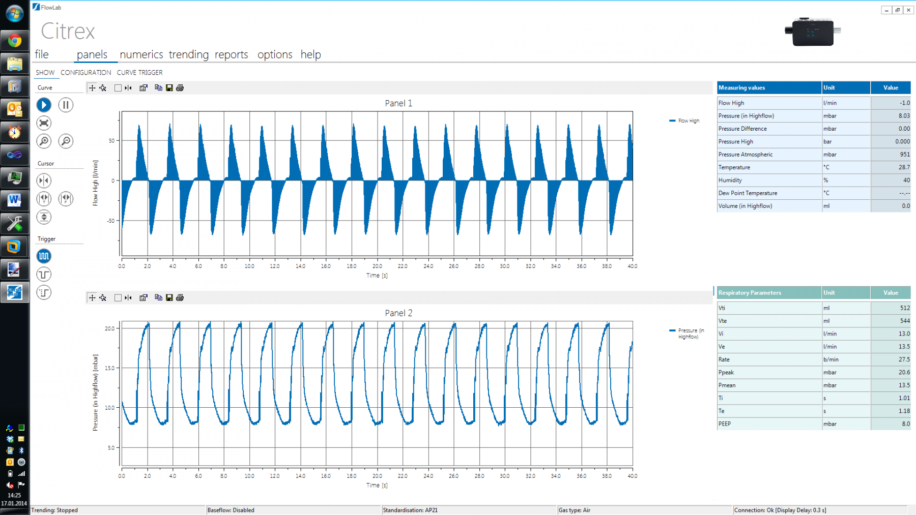 FlowLab Software incl. Activation Code for CITREX H4 and H5