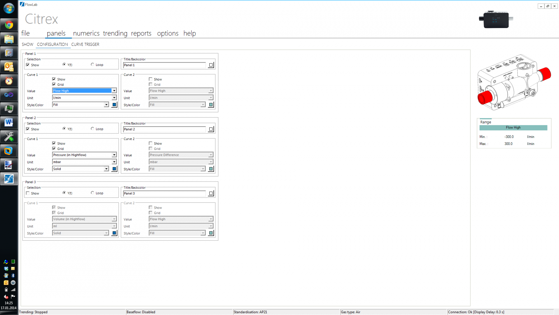 Logiciel FlowLab incl. code d'activation pour CITREX H4 et H5