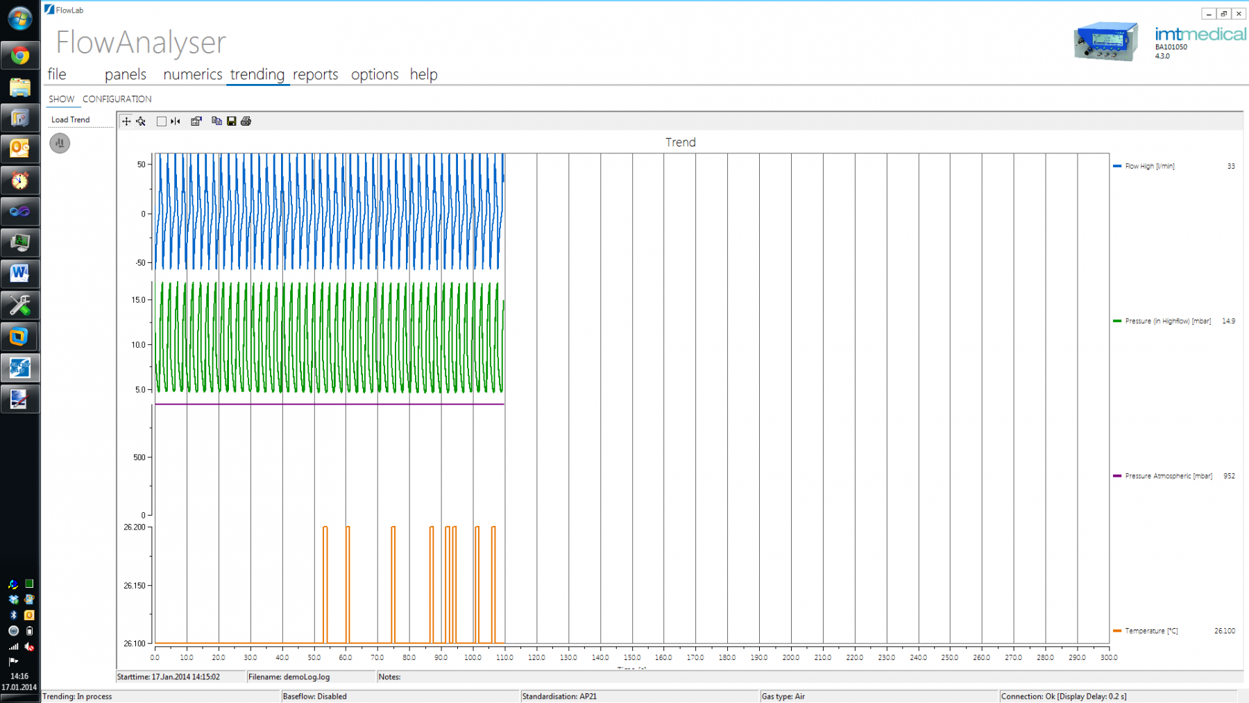 Software FlowLab incl. Código de Activación para FlowAnalyser