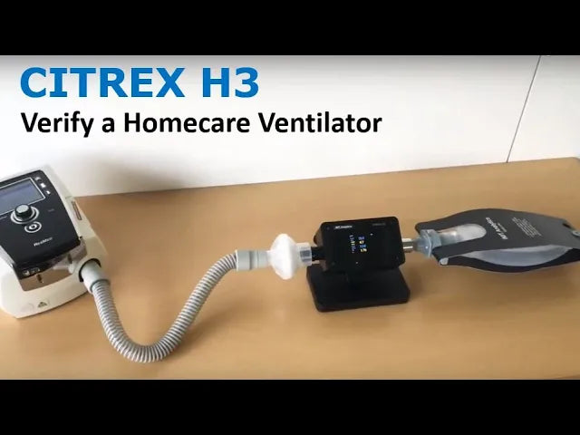 CITREX H3 - test a Homecare Ventilator